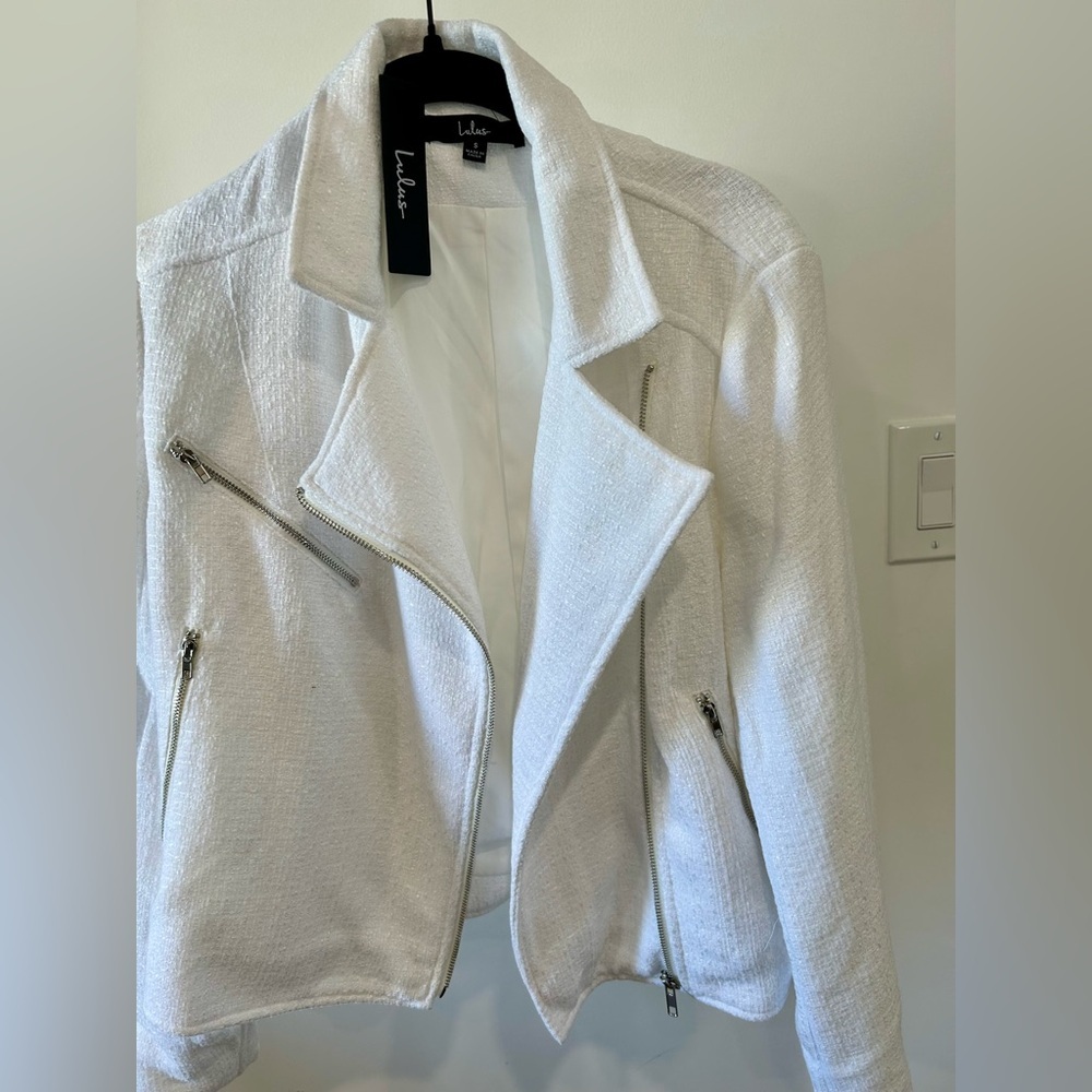 White motto jacket - Picture 5 of 6